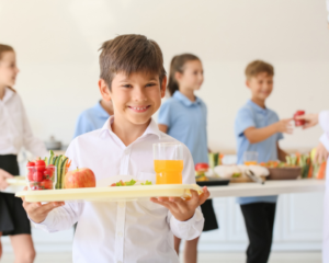Just Jump Blog Banner - Everything to know about school lunch in France