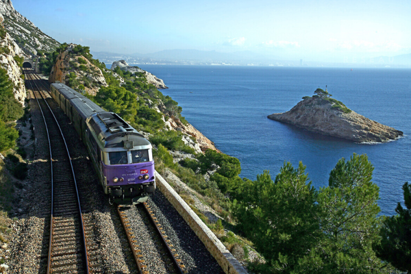 Prettiest Train Journeys in France - Marseille to Ventimiglia (TER PACA)